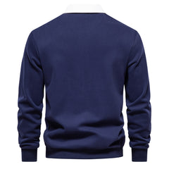 Men's Premium Casual Versatile Long Sleeve Polo Shirt