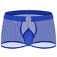 Men's New Sexy Mesh Transparent Boxer Briefs