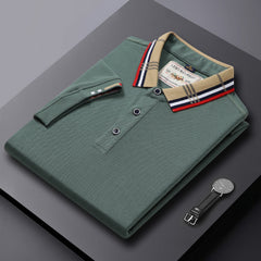 Men's Lapel Cotton Polo Shirt