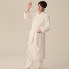 New Winter Coral Fleece Thickened Nightgown