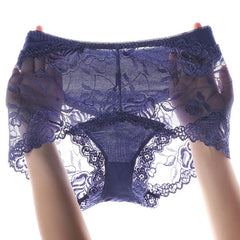 Men's Sexy Ultra-thin Transparent Lace Mesh Briefs