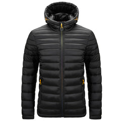 Men's New Winter Large Size Hooded Cotton Coat