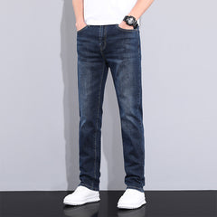 Men's New Straight High-end Fashionable All-match Casual Jeans