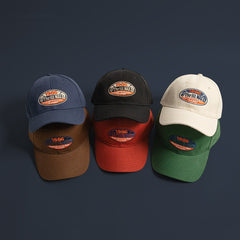 Men's Embroidered All-match Casual Baseball Cap Sun Visor Cap