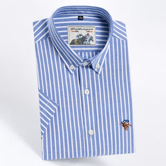 Men's Pure Cotton Breathable Plaid Casual Shirt