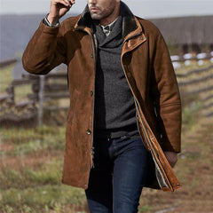 2023 Men's Leather Wool Jacket