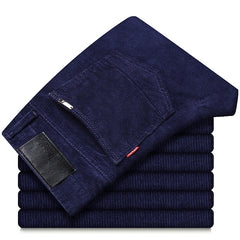 Men's Straight Warm Corduroy Pants