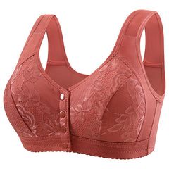 Comfortable large size wire-free bra