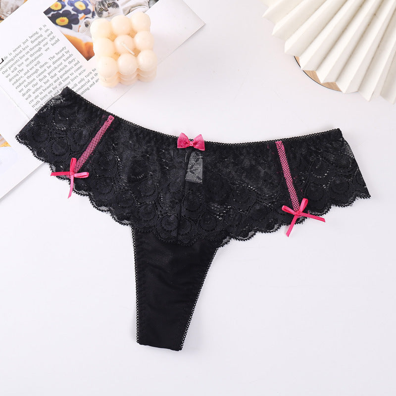 Sexy Lace Mesh Breathable and Comfortable Thong