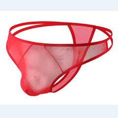 New Men's Comfortable Sexy Mesh Ultra-thin Breathable Thong