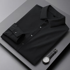 Men's Non-iron Anti-wrinkle Business Casual Striped Shirt