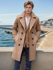 Men's Warm and Fashionable Woolen Coat