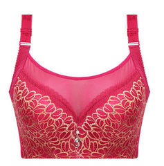 Thin full cup sexy plus size bra