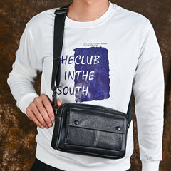 Men's New Fashion Multifunctional Cowhide Shoulder Bag