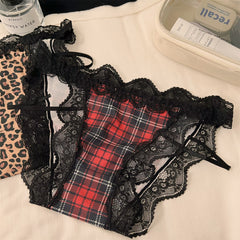 Leopard Lace Sexy Briefs