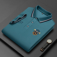 Hot sale fashionable cotton embroidered POLO shirt