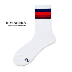 Rainbow Striped Sweat-wicking Sports Socks