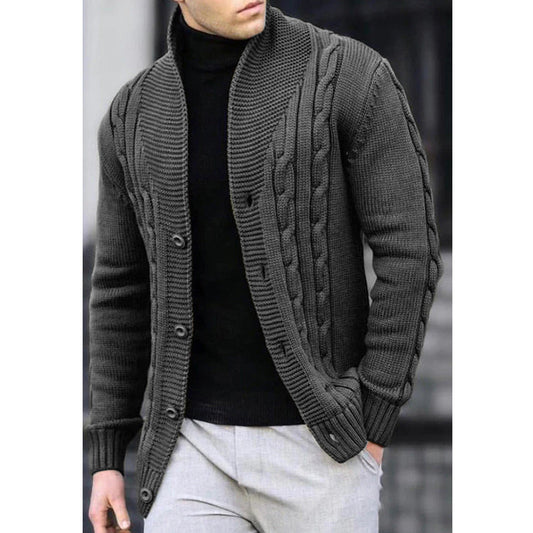 New Men's Casual Knit Cardigan Sweater