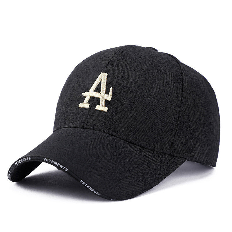 Embroidered letters casual duck hat
