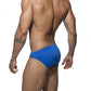 Men's Low Waist Bikini Solid Color Nylon Underwear