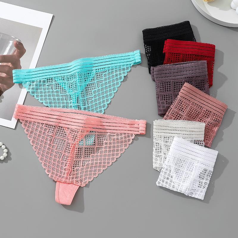 Lace Mesh Hollow Skin-friendly Sexy and Comfortable Thong