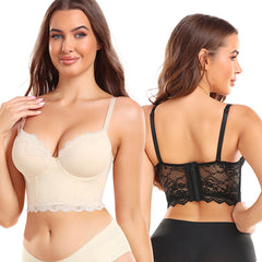 New high-support body-shaping vest-style body-shaping lace back-beautiful large size bra V210699