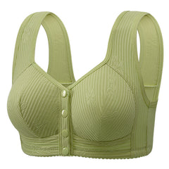 New style front button thin non-wire vest bra