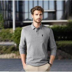 Men's Lapel High-end Business Casual Polo Shirt