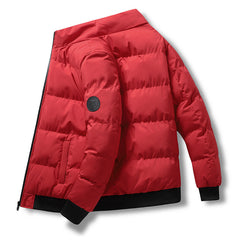 Men's Stand Collar Slim Thickened Jacket