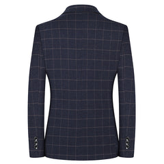 2024 New All-match Plaid Breathable and Comfortable Temperament Business Casual Blazer