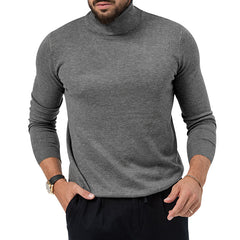 2023 New High Elastic High Collar Knitted Warm Base Cashmere Sweater