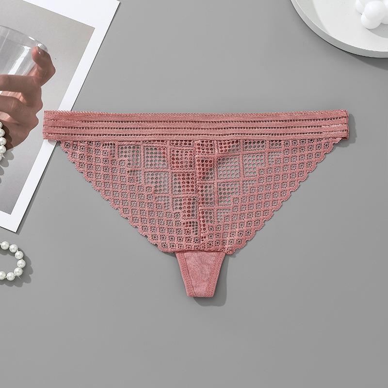 Lace Mesh Hollow Skin-friendly Sexy and Comfortable Thong