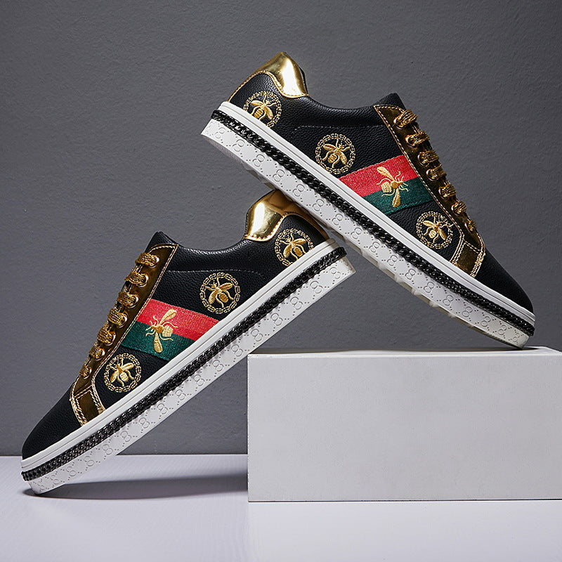 Men's Embroidered Comfortable Breathable Casual Shoes