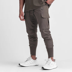 2024 New Men's Loose Quick-drying Elastic Ankle-tie Running Training Pants