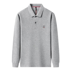 Men's Pure Cotton Business Casual Polo Shirt