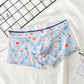 Men's Mesh Transparent Sexy Breathable Printed Boxers