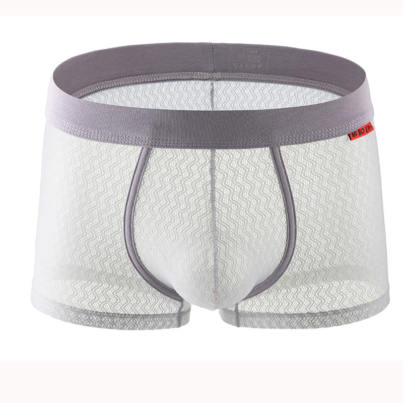 Men's Fashion Mesh Breathable Boxer Briefs