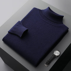 Men's 100% Wool Turtleneck Sweater