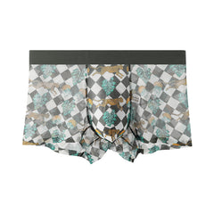 Men's Printed Mesh Sexy Breathable Seamless Panties