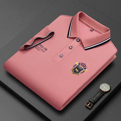 Hot sale fashionable cotton embroidered POLO shirt