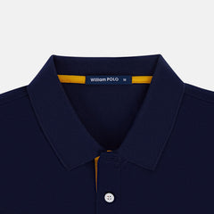 Men's Slim Short Sleeve Lapel Polo Shirt