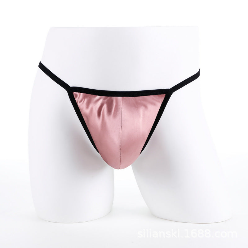 100% Mulberry Silk Sexy Low Rise Thong