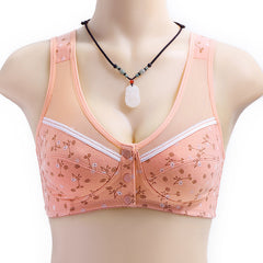 Ultra-thin Large Size Convenient Front Buckle Wireless Bra