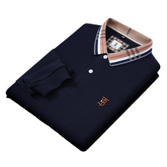 Men's Pure Cotton Lapel POLO Shirt