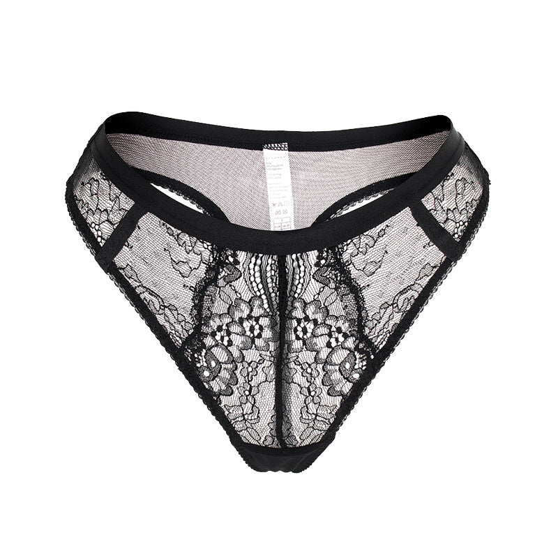 Sexy Lace Mesh Transparent Skin-friendly Thong