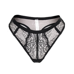 Sexy Lace Mesh Transparent Skin-friendly Thong