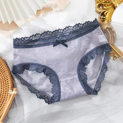 Lace mesh breathable ultra-thin hollow Panties