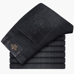 Men's Stretch Slim Printed Jeans