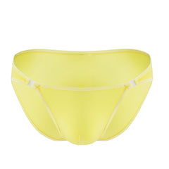 Men's New Unbuttonable Ice Silk Transparent Low-waist Briefs