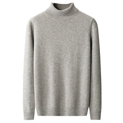 Men's 100% Pure Wool Turtleneck Sweater